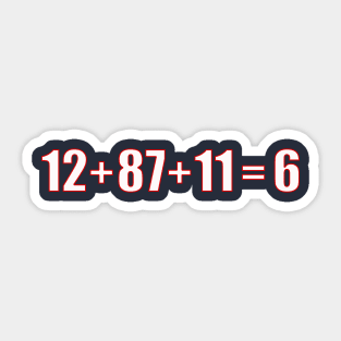 Championship Math Sticker